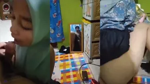 Amel ABG Jilbab Datang Ke Kostan Pacar Takut Diputusin