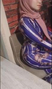 Ukhti Gamis Ungu Sepong Om Om