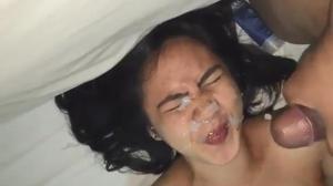 Mahasiswi Proses Crot Di Muka