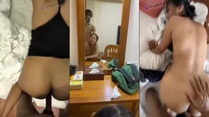 Rintihan Mahasiswi Kena Doggy Brutal